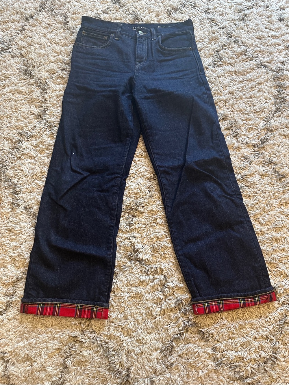 J.Crew Flannel Lined Jeans
